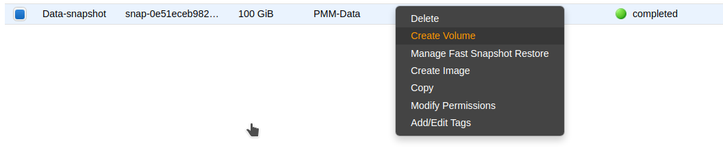 Create Volume